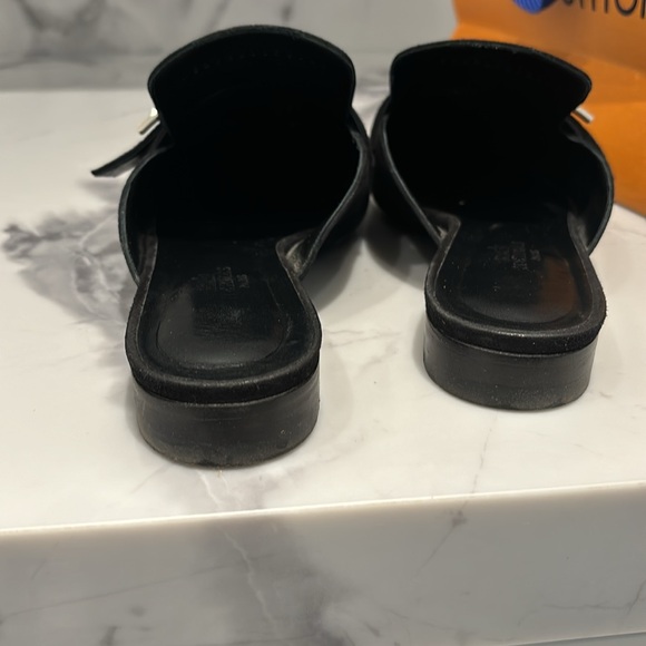 Gorgeous authentic Hermes slip ons with Crystal Detailing on the buckle - Picture 4 of 4
